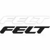 Felt Bicycles DECAL LOGO 6" (WHITE)