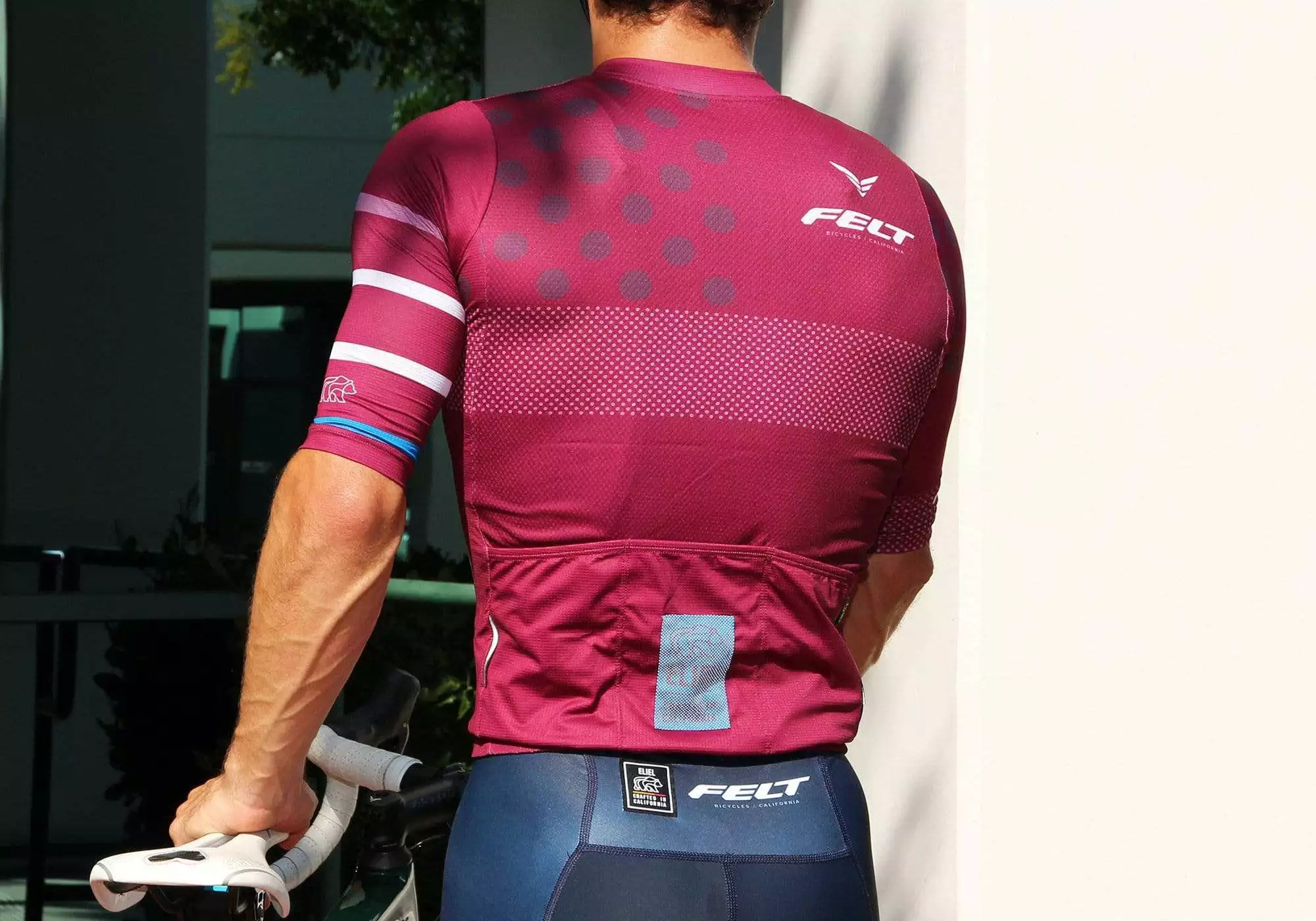 Felt Bicycles Felt Short-Sleeve Jersey Wine | Men's 4 Felt Bicycles Felt Short-Sleeve Jersey Wine | Men's - Image 4