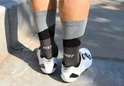 Felt Bicycles Felt 6" Socks - Black -Felt Bicycles Sales grey sock 3